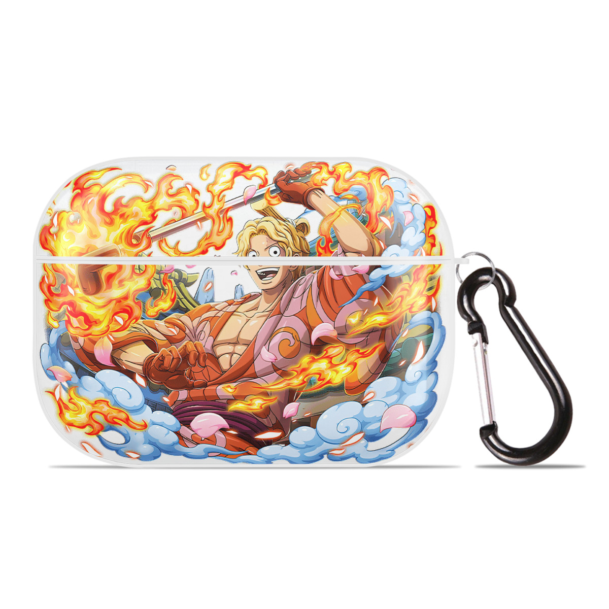 ワンピース サンジ ONE PIECE Sanji 【AirPods Pro用】ハードシェル保護ケース 耐衝撃・防指紋・カラビナ付き商品仕様