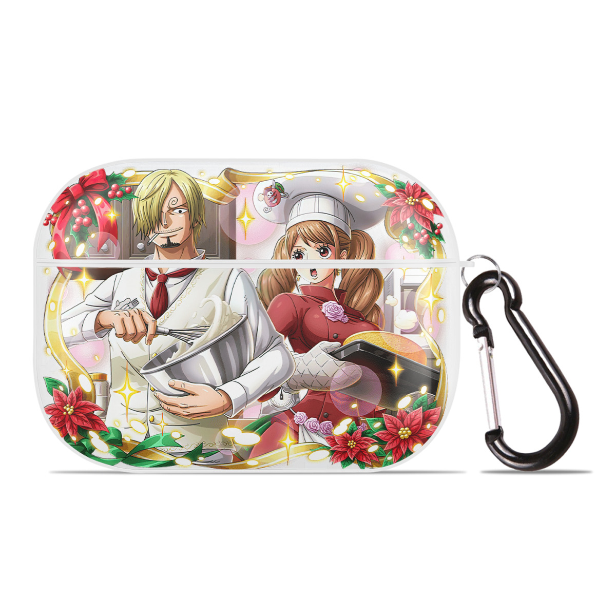 ワンピース サンジ ONE PIECE Sanji 【AirPods Pro用】ハードシェル保護ケース 耐衝撃・防指紋・カラビナ付き商品仕様