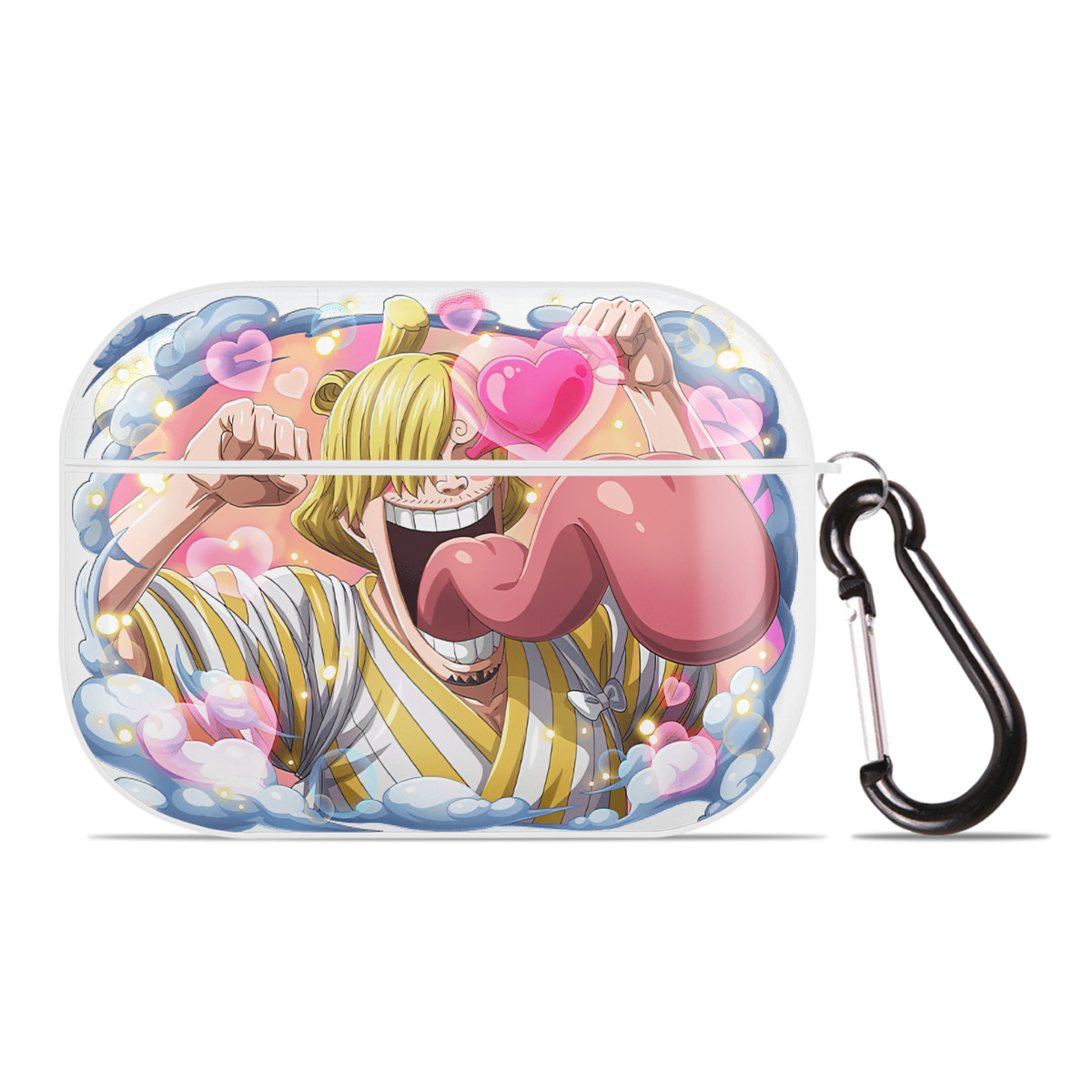 ワンピース サンジ ONE PIECE Sanji 【AirPods Pro用】ハードシェル保護ケース 耐衝撃・防指紋・カラビナ付き商品仕様