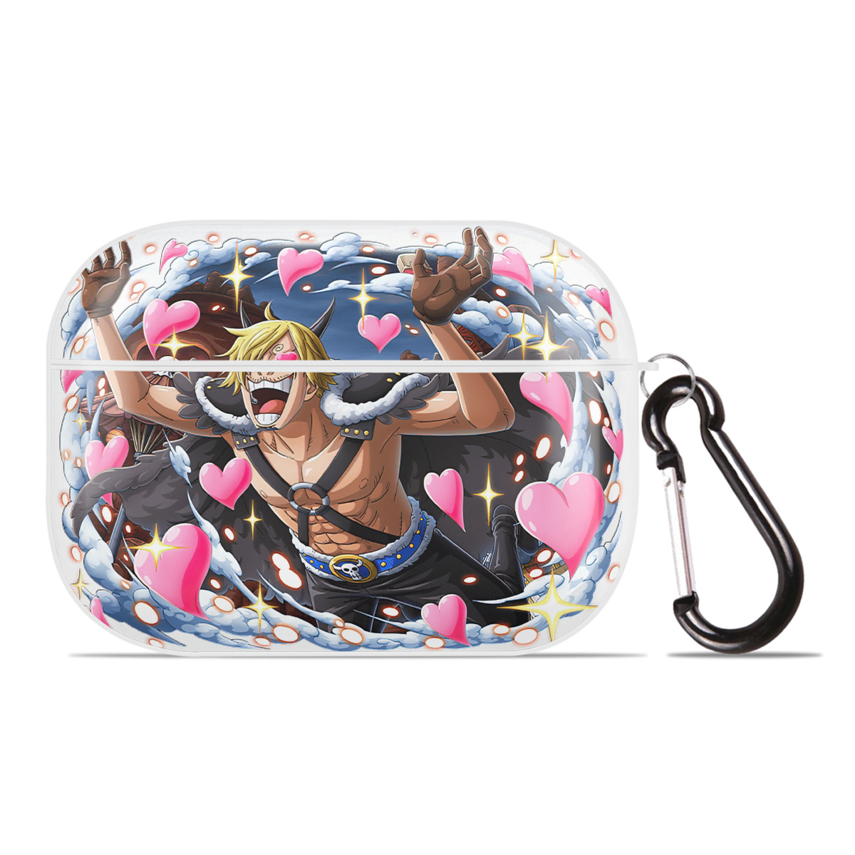 ワンピース サンジ ONE PIECE Sanji 【AirPods Pro用】ハードシェル保護ケース 耐衝撃・防指紋・カラビナ付き商品仕様