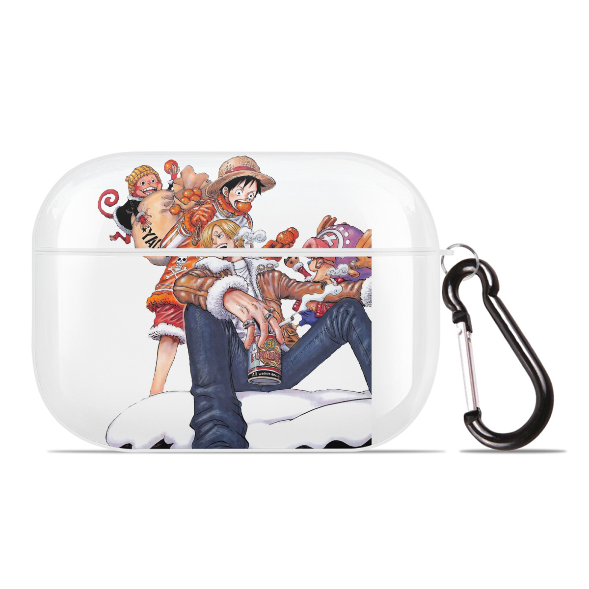 ワンピース サンジ ONE PIECE Sanji 【AirPods Pro用】ハードシェル保護ケース 耐衝撃・防指紋・カラビナ付き商品仕様
