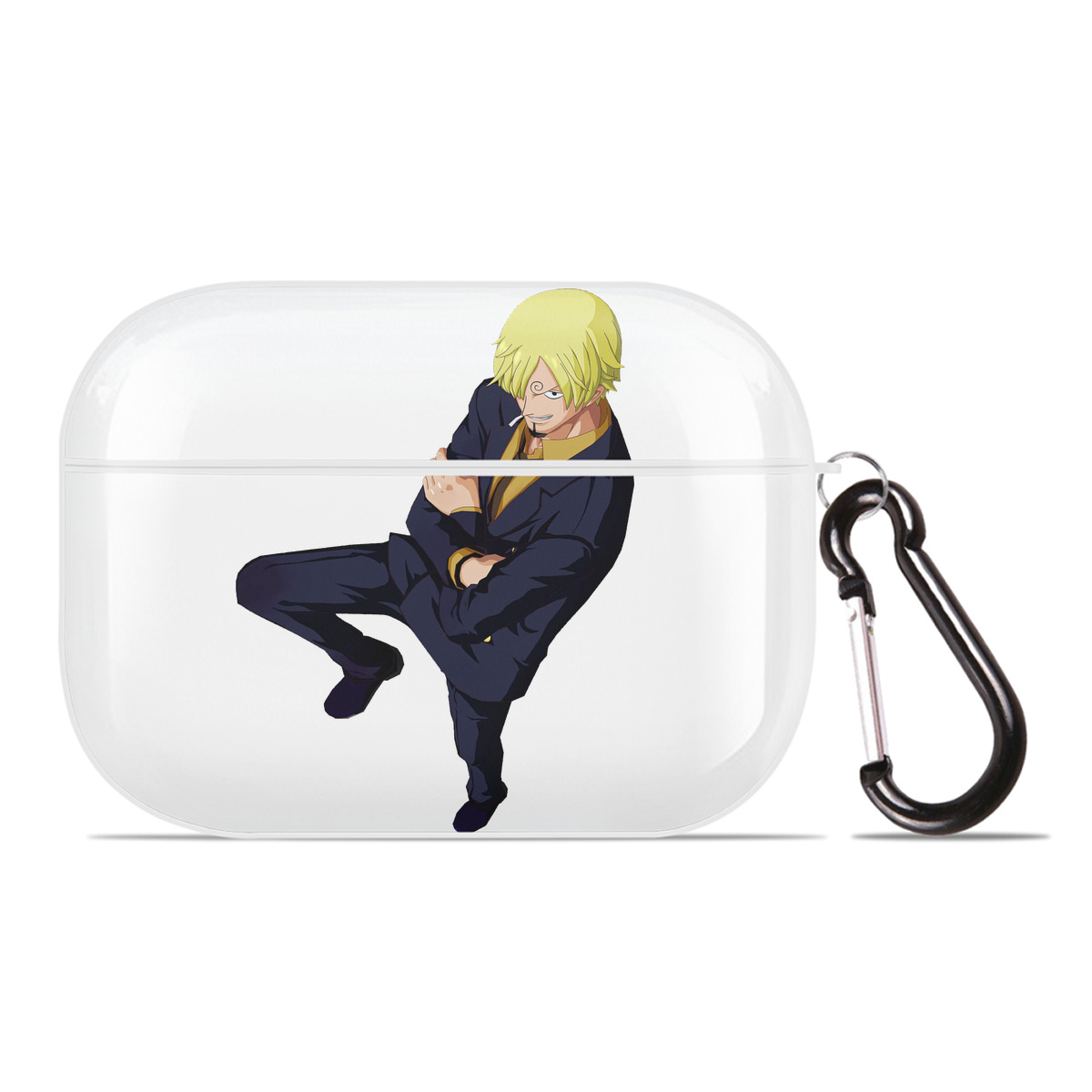 ワンピース サンジ ONE PIECE Sanji 【AirPods Pro用】ハードシェル保護ケース 耐衝撃・防指紋・カラビナ付き商品仕様