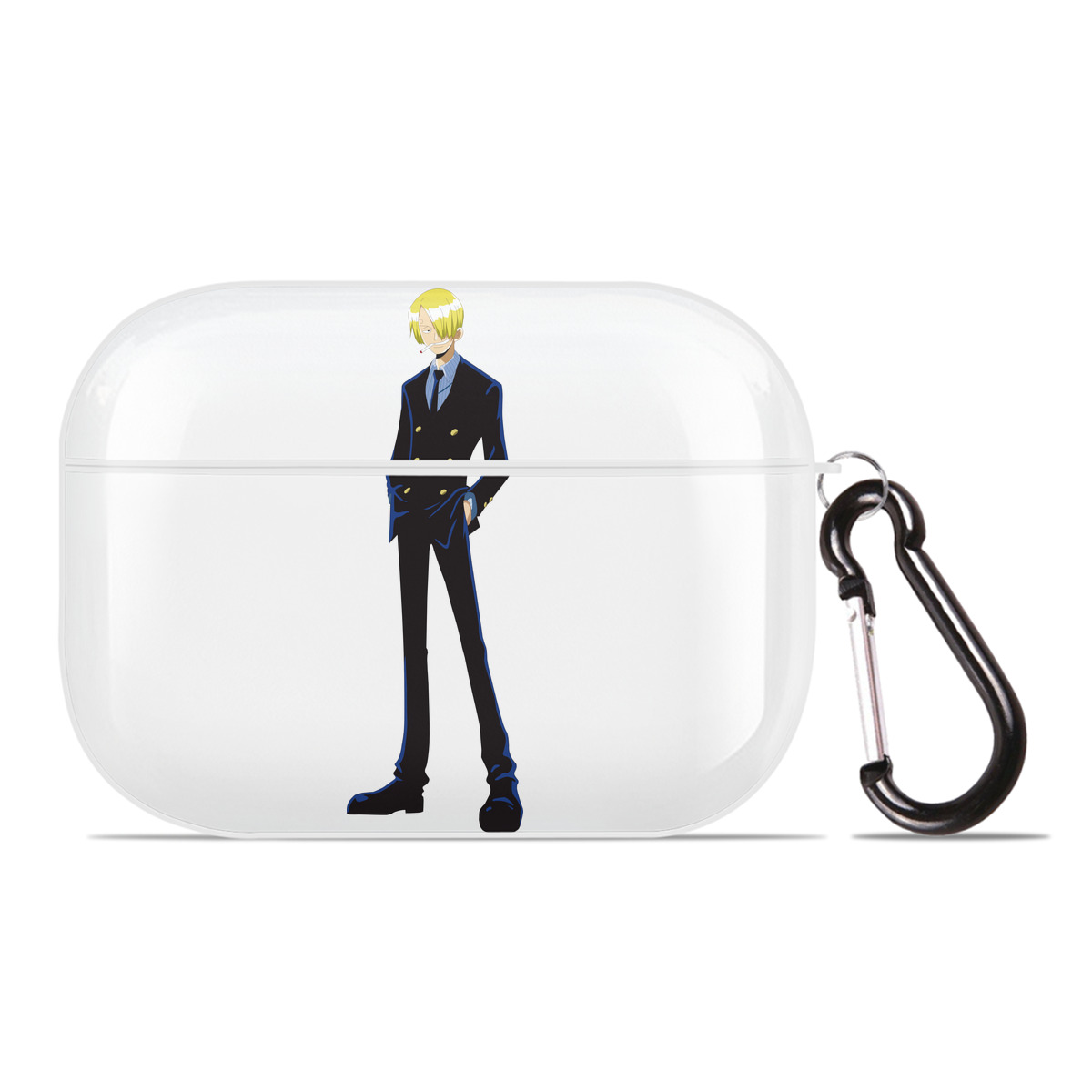 ワンピース サンジ ONE PIECE Sanji 【AirPods Pro用】ハードシェル保護ケース 耐衝撃・防指紋・カラビナ付き商品仕様