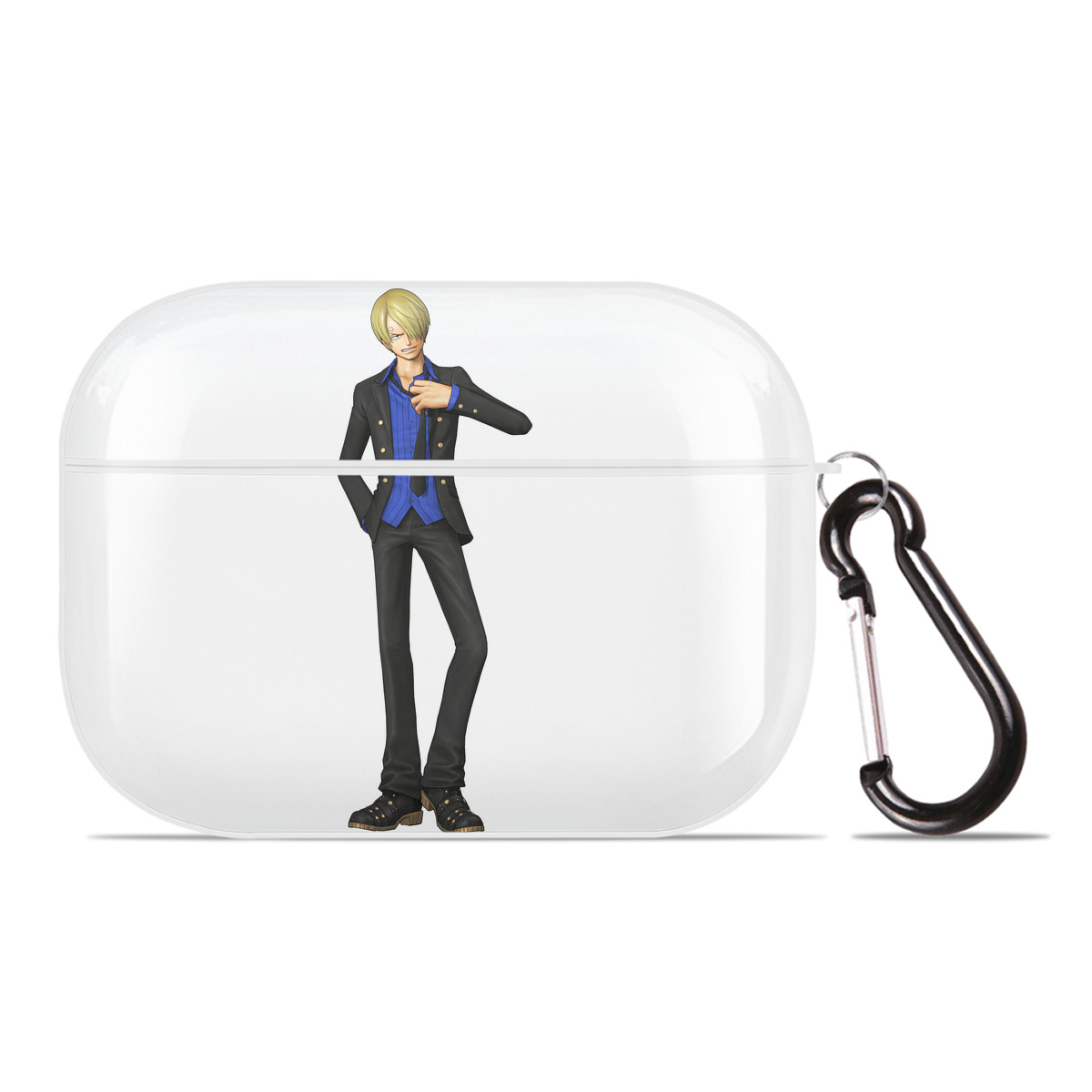 ワンピース サンジ ONE PIECE Sanji 【AirPods Pro用】ハードシェル保護ケース 耐衝撃・防指紋・カラビナ付き商品仕様