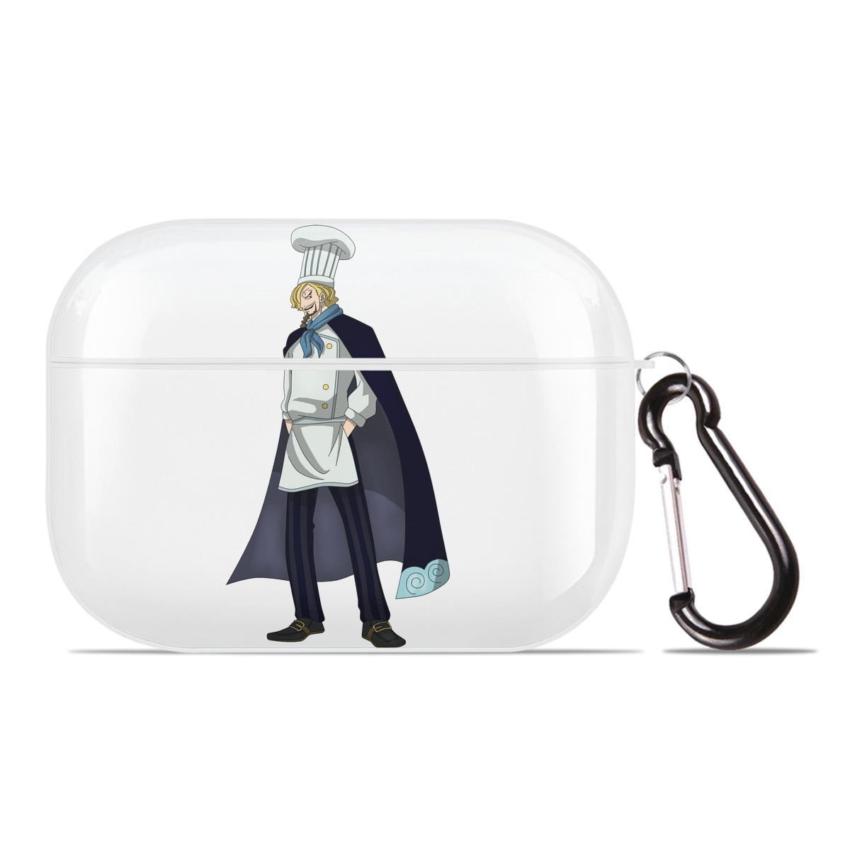 ワンピース サンジ ONE PIECE Sanji 【AirPods Pro用】ハードシェル保護ケース 耐衝撃・防指紋・カラビナ付き商品仕様