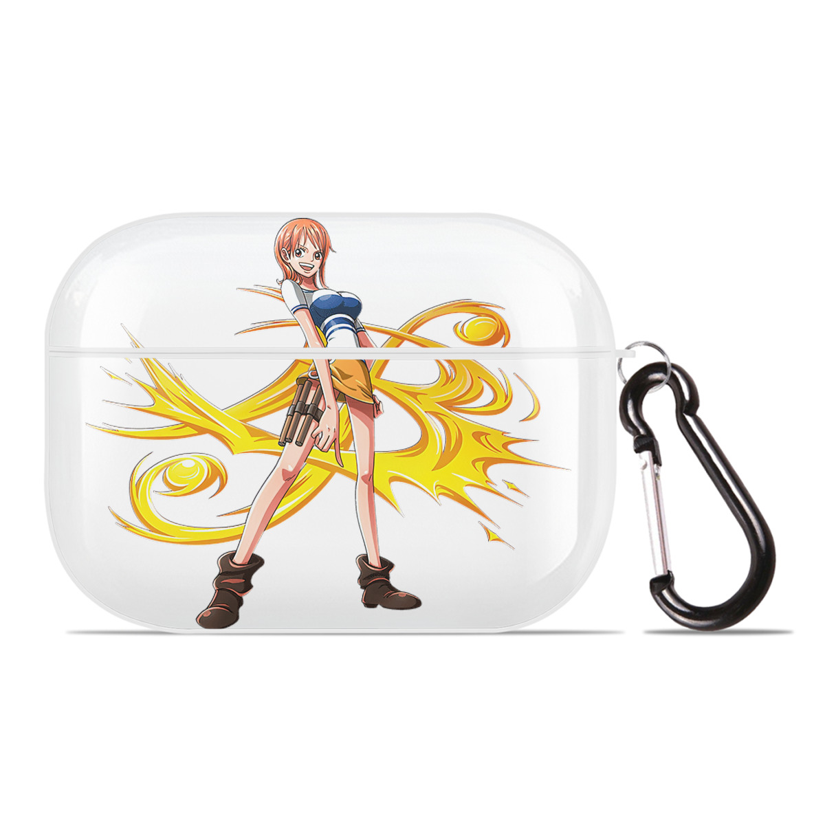 ワンピース ナミ ONE PIECE Nami 【AirPods Pro用】ハードシェル保護ケース 耐衝撃・防指紋・カラビナ付き商品仕様