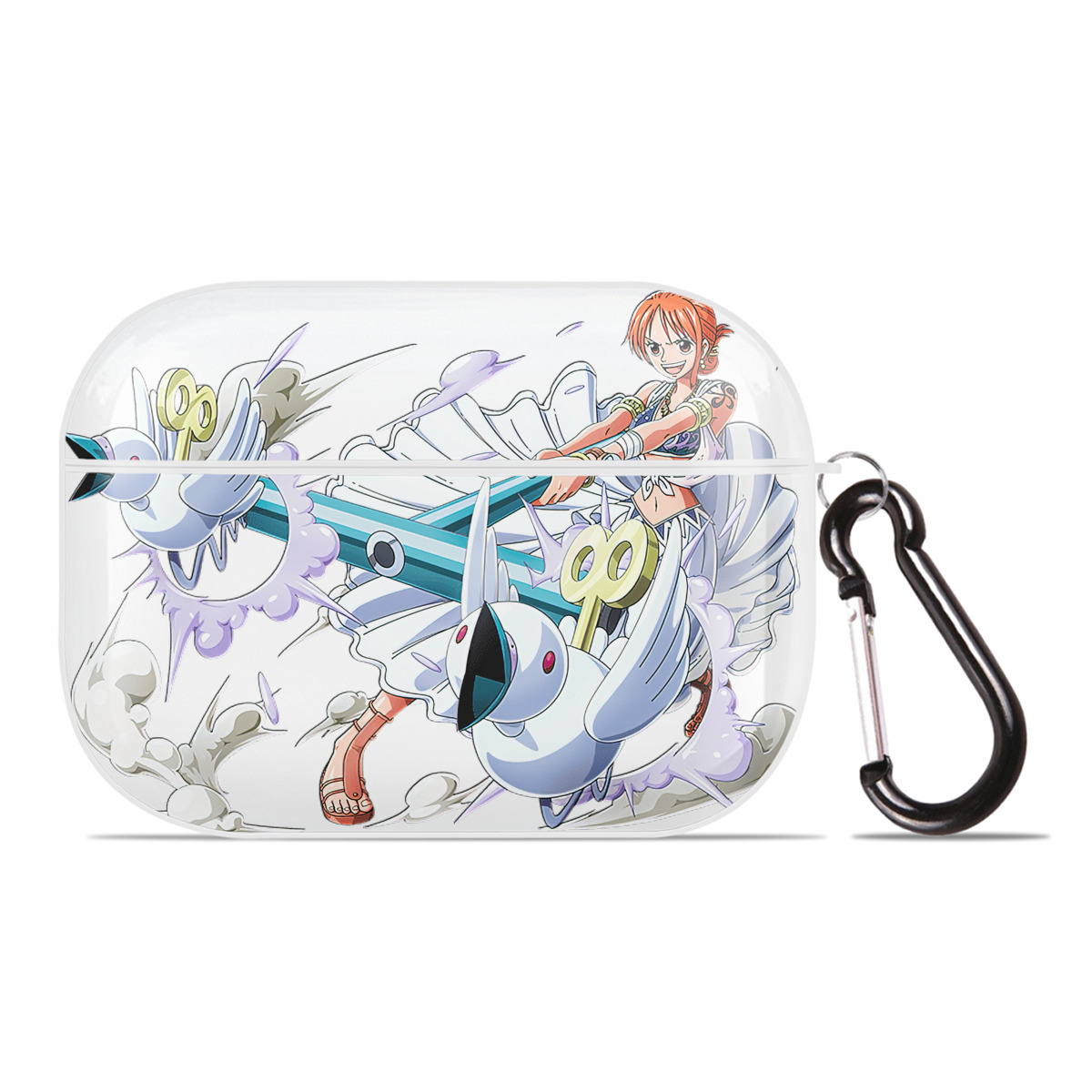 ワンピース ナミ ONE PIECE Nami 【AirPods Pro用】ハードシェル保護ケース 耐衝撃・防指紋・カラビナ付き商品仕様