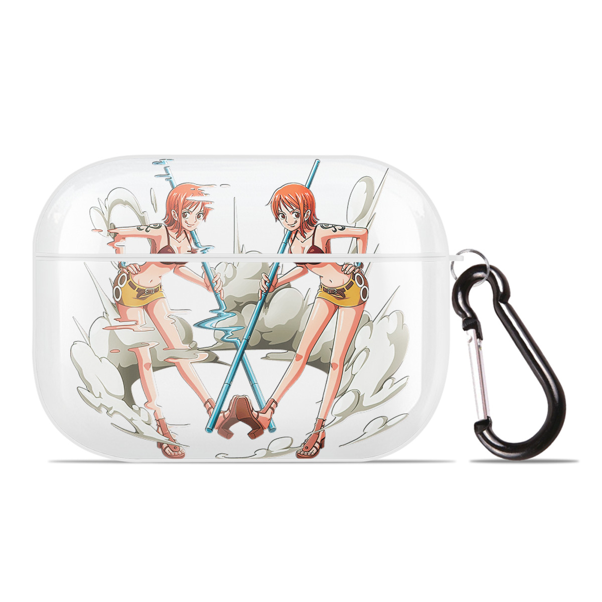ワンピース ナミ ONE PIECE Nami 【AirPods Pro用】ハードシェル保護ケース 耐衝撃・防指紋・カラビナ付き商品仕様