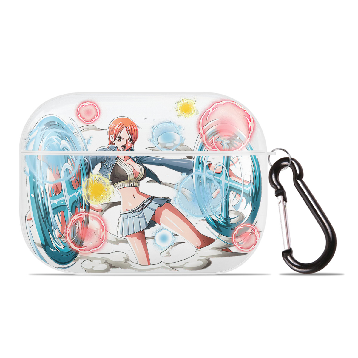 ワンピース ナミ ONE PIECE Nami 【AirPods Pro用】ハードシェル保護ケース 耐衝撃・防指紋・カラビナ付き商品仕様