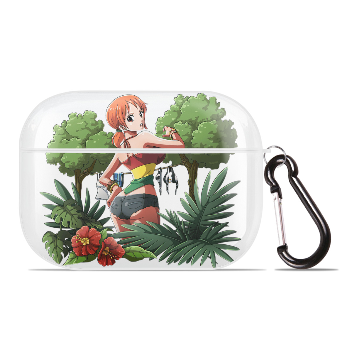 ワンピース ナミ ONE PIECE Nami 【AirPods Pro用】ハードシェル保護ケース 耐衝撃・防指紋・カラビナ付き商品仕様