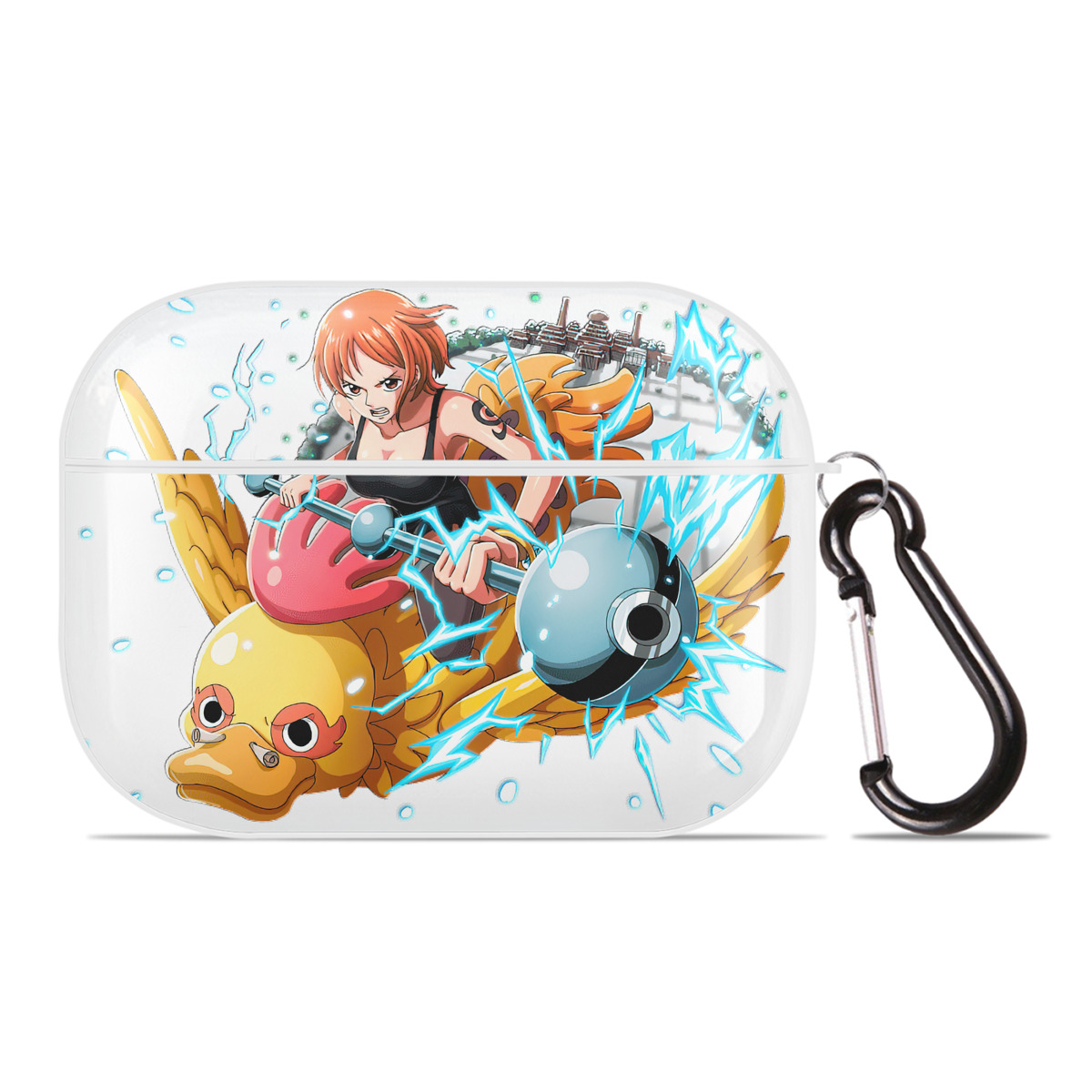 ワンピース ナミ ONE PIECE Nami 【AirPods Pro用】ハードシェル保護ケース 耐衝撃・防指紋・カラビナ付き商品仕様