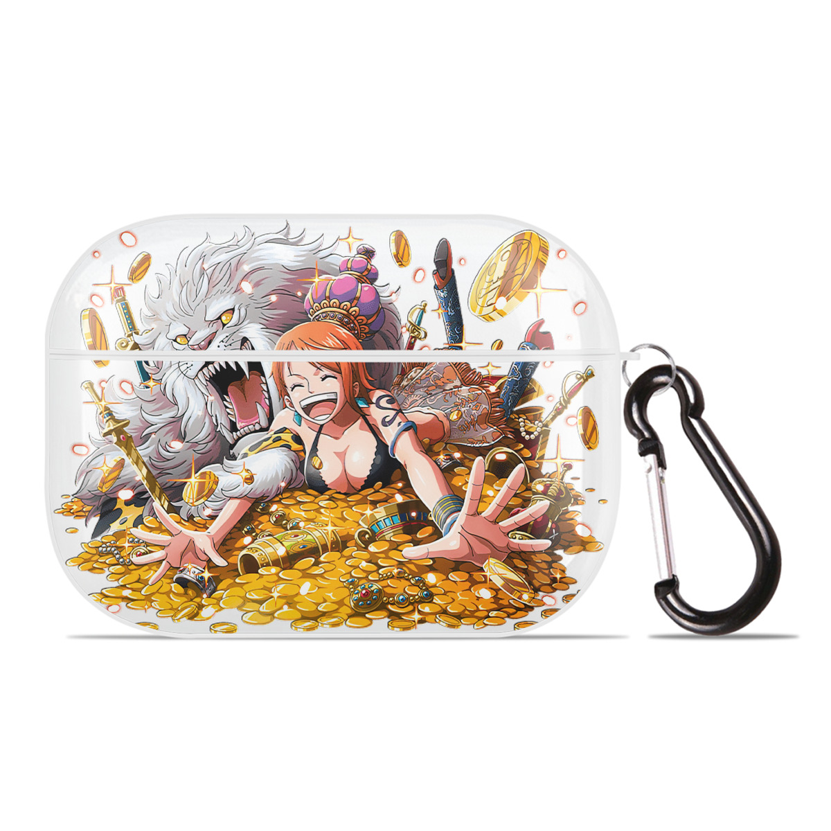 ワンピース ナミ ONE PIECE Nami 【AirPods Pro用】ハードシェル保護ケース 耐衝撃・防指紋・カラビナ付き商品仕様