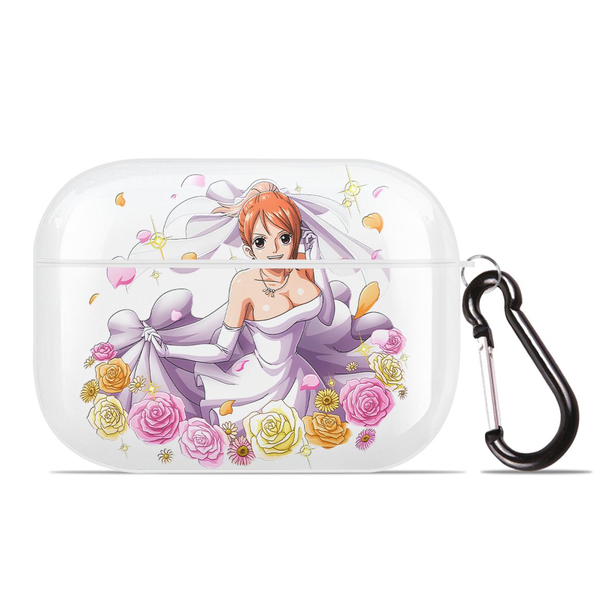 ワンピース ナミ ONE PIECE Nami 【AirPods Pro用】ハードシェル保護ケース 耐衝撃・防指紋・カラビナ付き商品仕様