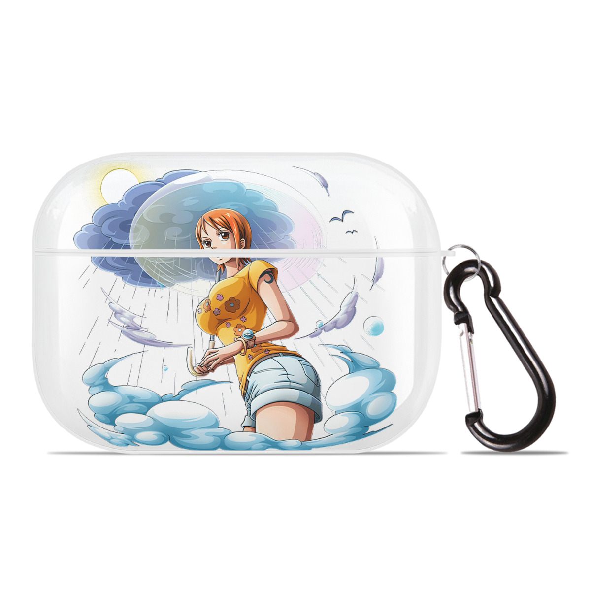 ワンピース ナミ ONE PIECE Nami 【AirPods Pro用】ハードシェル保護ケース 耐衝撃・防指紋・カラビナ付き商品仕様