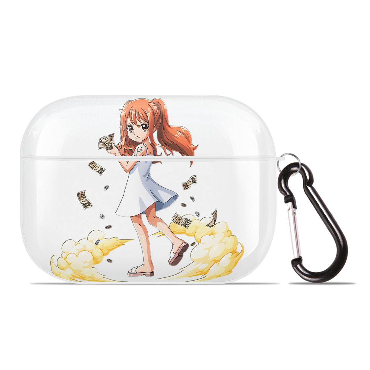 ワンピース ナミ ONE PIECE Nami 【AirPods Pro用】ハードシェル保護ケース 耐衝撃・防指紋・カラビナ付き商品仕様