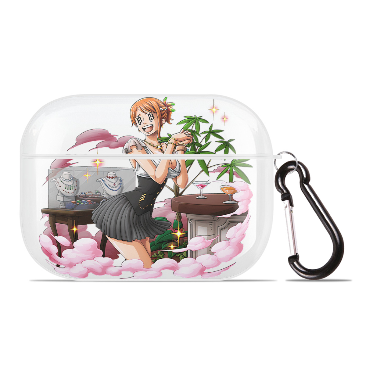 ワンピース ナミ ONE PIECE Nami 【AirPods Pro用】ハードシェル保護ケース 耐衝撃・防指紋・カラビナ付き商品仕様