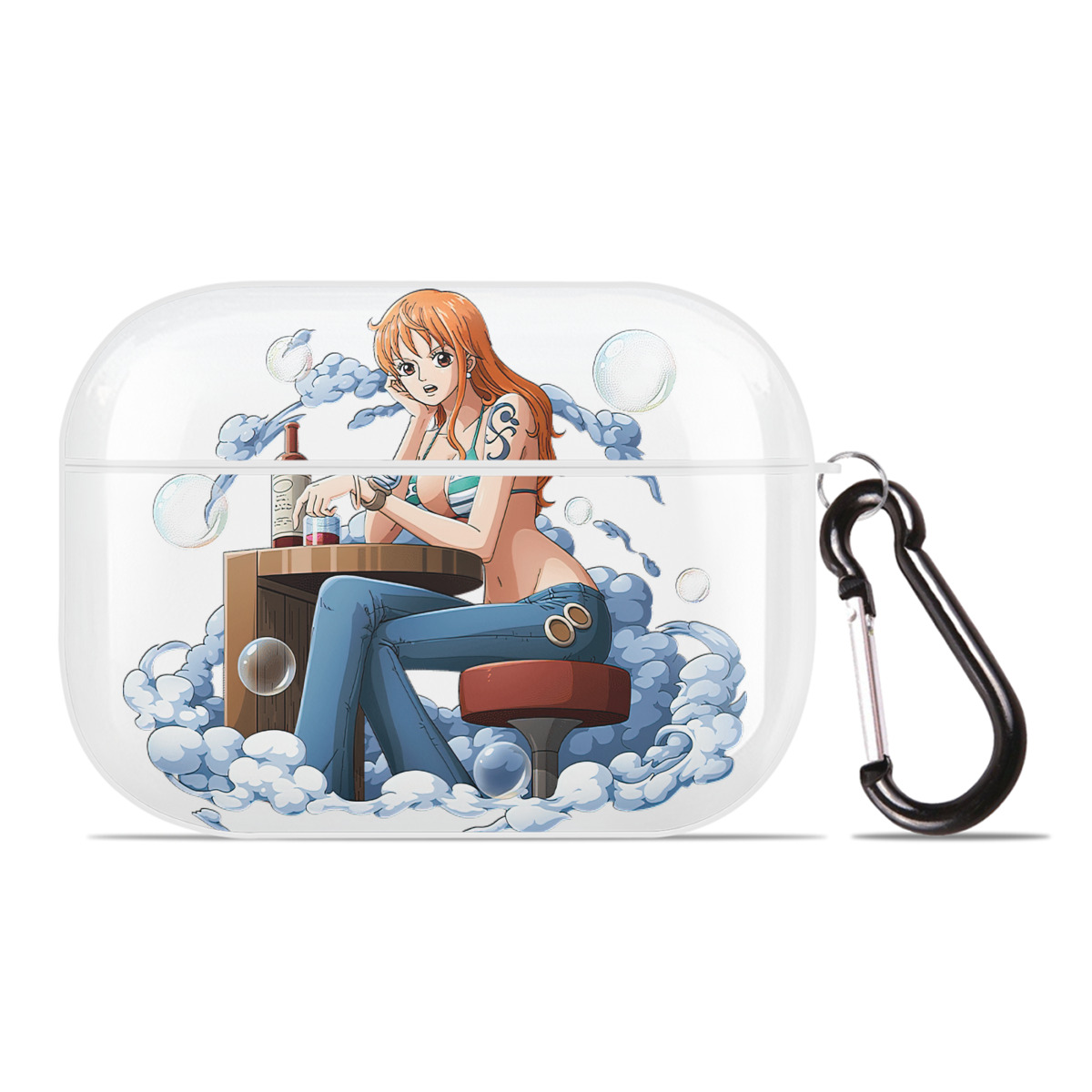 ワンピース ナミ ONE PIECE Nami 【AirPods Pro用】ハードシェル保護ケース 耐衝撃・防指紋・カラビナ付き商品仕様