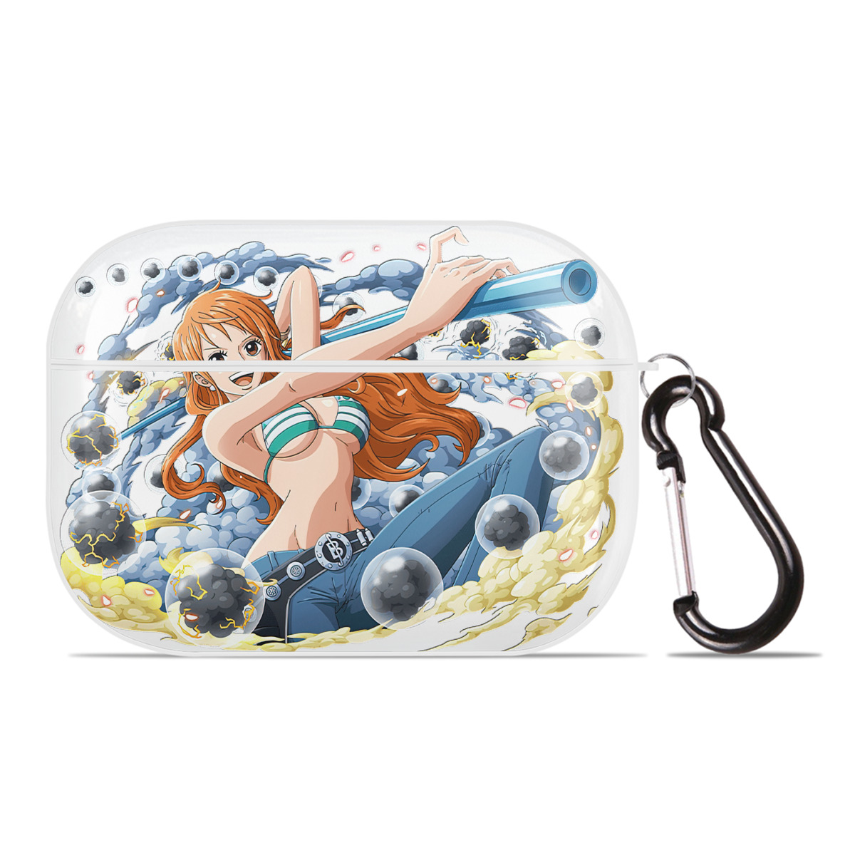 ワンピース ナミ ONE PIECE Nami 【AirPods Pro用】ハードシェル保護ケース 耐衝撃・防指紋・カラビナ付き商品仕様