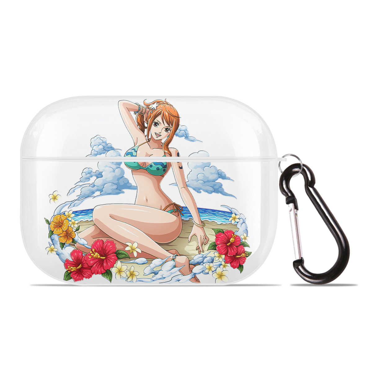 ワンピース ナミ ONE PIECE Nami 【AirPods Pro用】ハードシェル保護ケース 耐衝撃・防指紋・カラビナ付き商品仕様