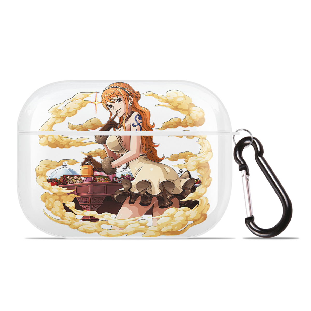 ワンピース ナミ ONE PIECE Nami 【AirPods Pro用】ハードシェル保護ケース 耐衝撃・防指紋・カラビナ付き商品仕様