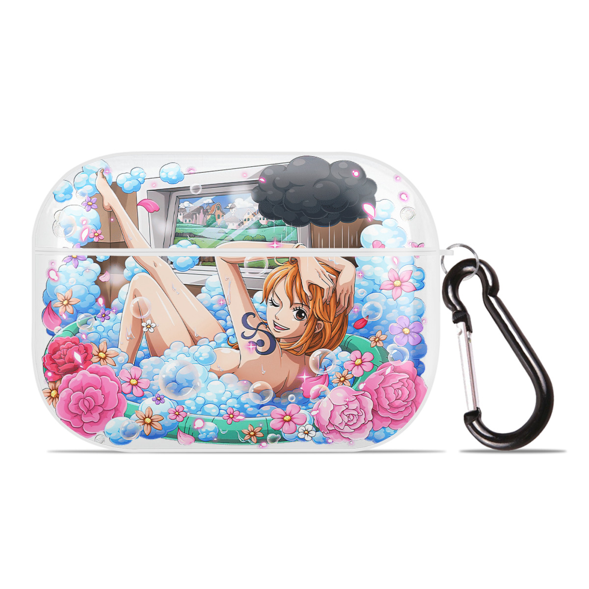 ワンピース ナミ ONE PIECE Nami 【AirPods Pro用】ハードシェル保護ケース 耐衝撃・防指紋・カラビナ付き商品仕様