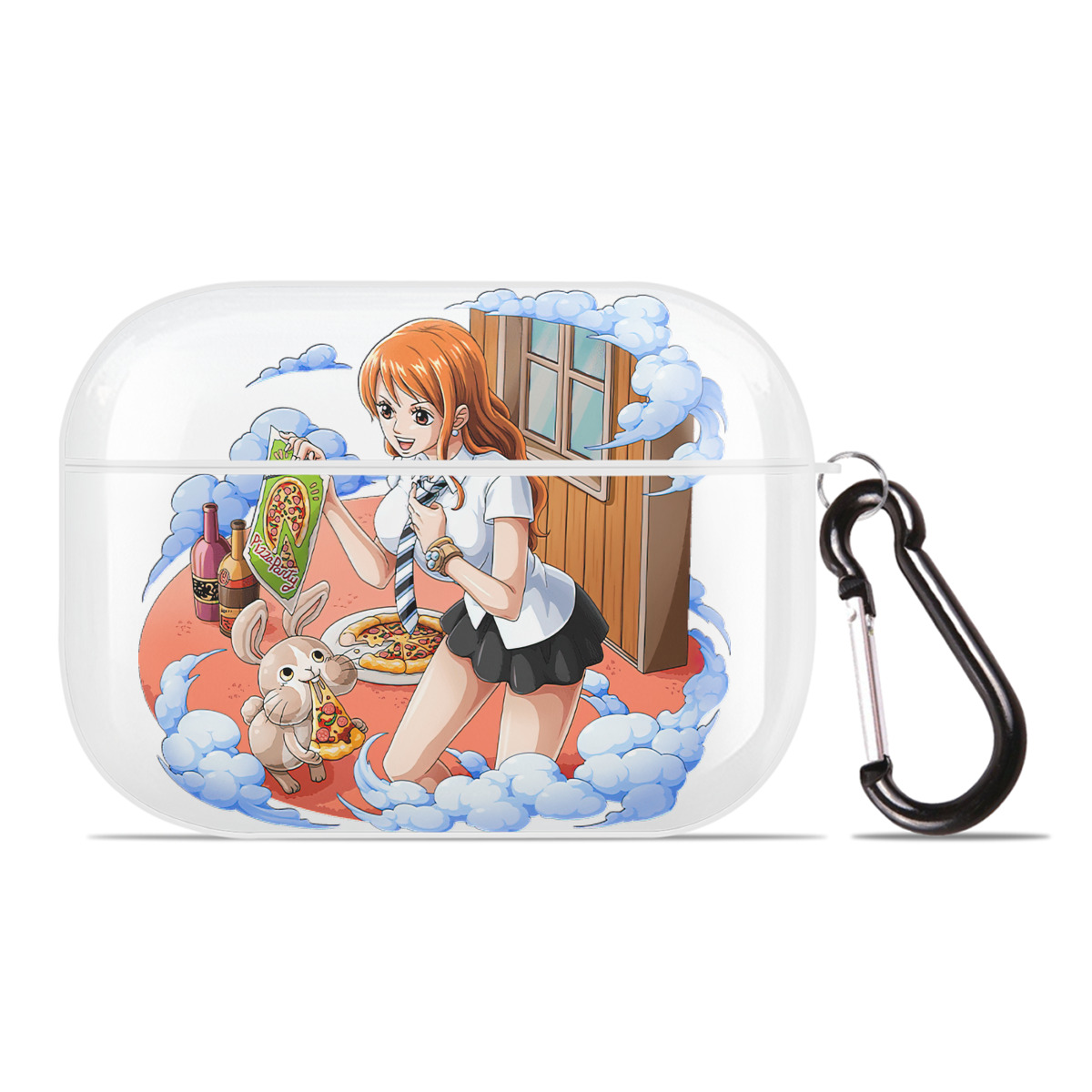 ワンピース ナミ ONE PIECE Nami 【AirPods Pro用】ハードシェル保護ケース 耐衝撃・防指紋・カラビナ付き商品仕様