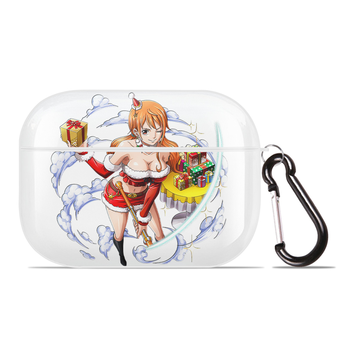 ワンピース ナミ ONE PIECE Nami 【AirPods Pro用】ハードシェル保護ケース 耐衝撃・防指紋・カラビナ付き商品仕様