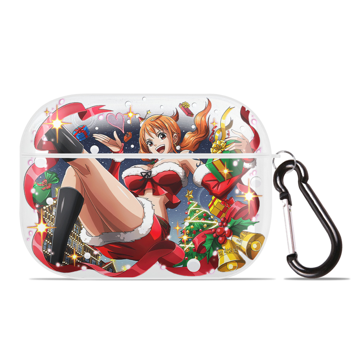 ワンピース ナミ ONE PIECE Nami 【AirPods Pro用】ハードシェル保護ケース 耐衝撃・防指紋・カラビナ付き商品仕様