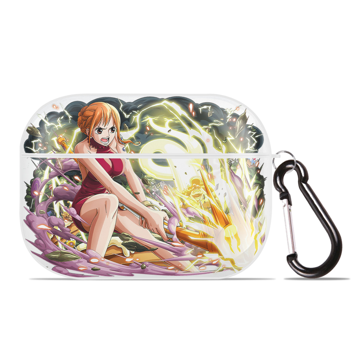 ワンピース ナミ ONE PIECE Nami 【AirPods Pro用】ハードシェル保護ケース 耐衝撃・防指紋・カラビナ付き商品仕様