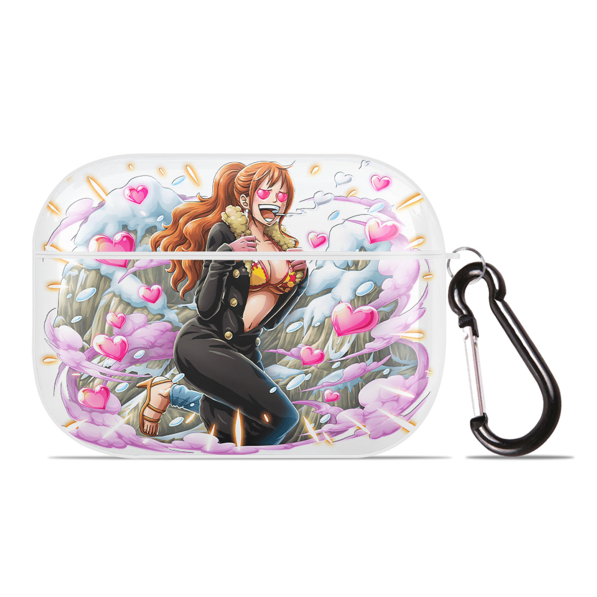ワンピース ナミ ONE PIECE Nami 【AirPods Pro用】ハードシェル保護ケース 耐衝撃・防指紋・カラビナ付き商品仕様