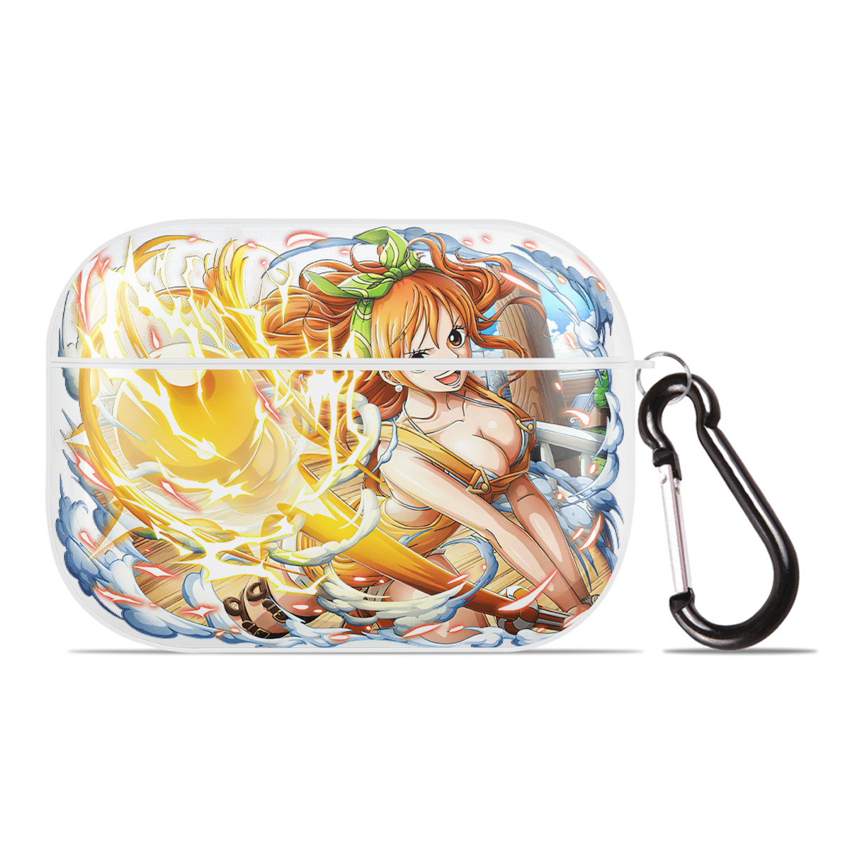 ワンピース ナミ ONE PIECE Nami 【AirPods Pro用】ハードシェル保護ケース 耐衝撃・防指紋・カラビナ付き商品仕様