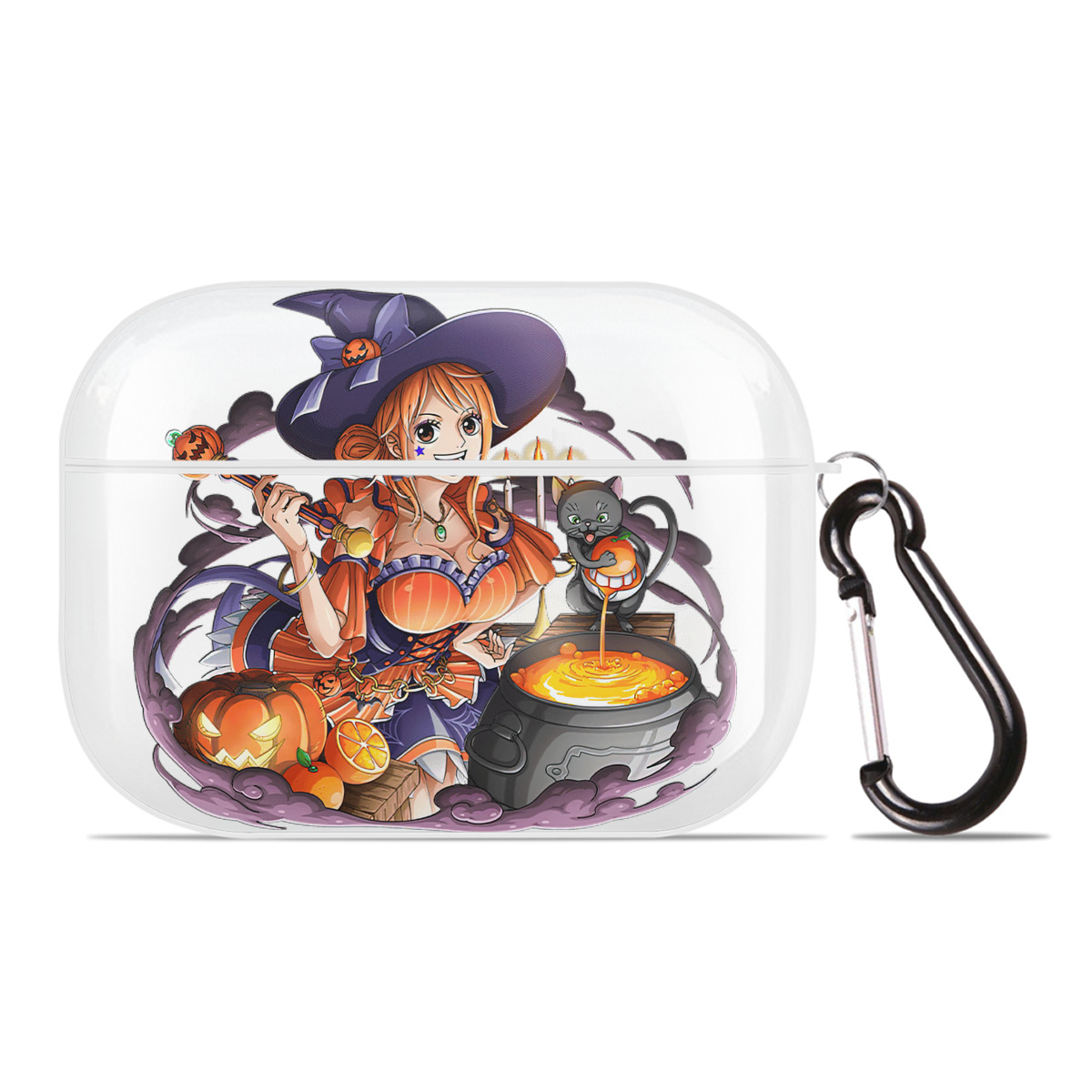 ワンピース ナミ ONE PIECE Nami 【AirPods Pro用】ハードシェル保護ケース 耐衝撃・防指紋・カラビナ付き商品仕様