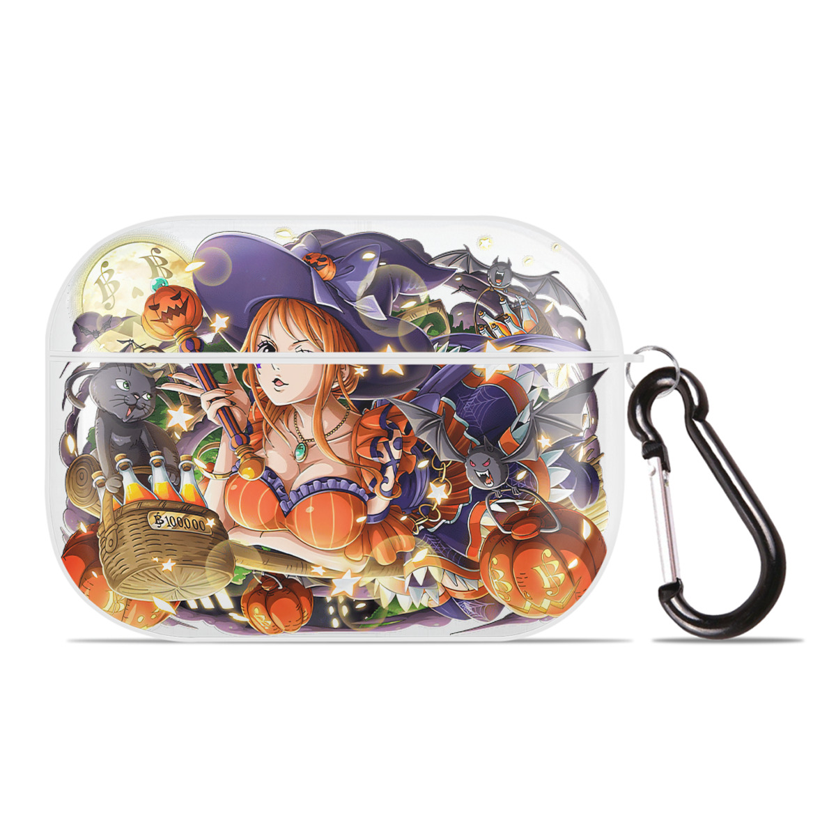 ワンピース ナミ ONE PIECE Nami 【AirPods Pro用】ハードシェル保護ケース 耐衝撃・防指紋・カラビナ付き商品仕様