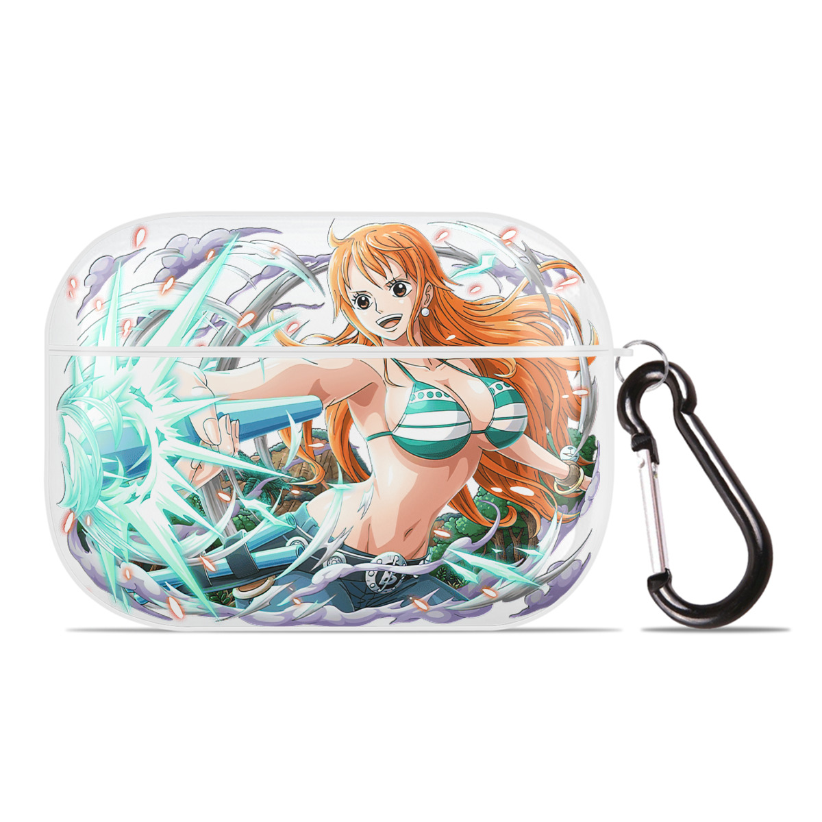 ワンピース ナミ ONE PIECE Nami 【AirPods Pro用】ハードシェル保護ケース 耐衝撃・防指紋・カラビナ付き商品仕様