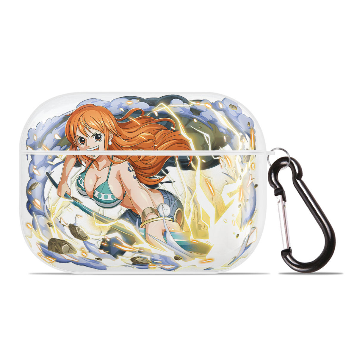 ワンピース ナミ ONE PIECE Nami 【AirPods Pro用】ハードシェル保護ケース 耐衝撃・防指紋・カラビナ付き商品仕様