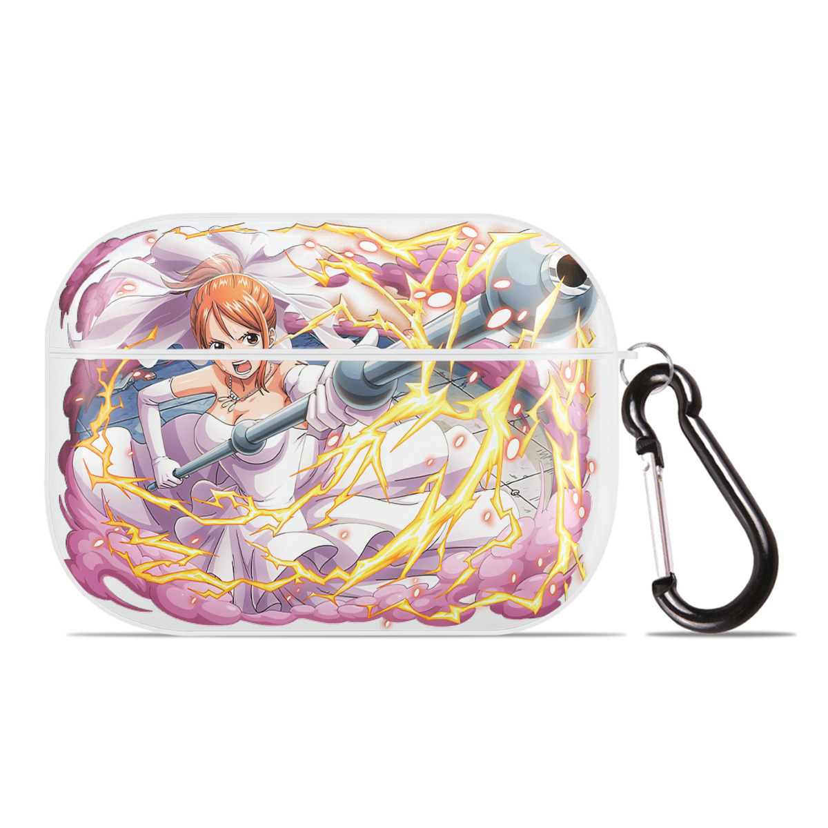 ワンピース ナミ ONE PIECE Nami 【AirPods Pro用】ハードシェル保護ケース 耐衝撃・防指紋・カラビナ付き商品仕様