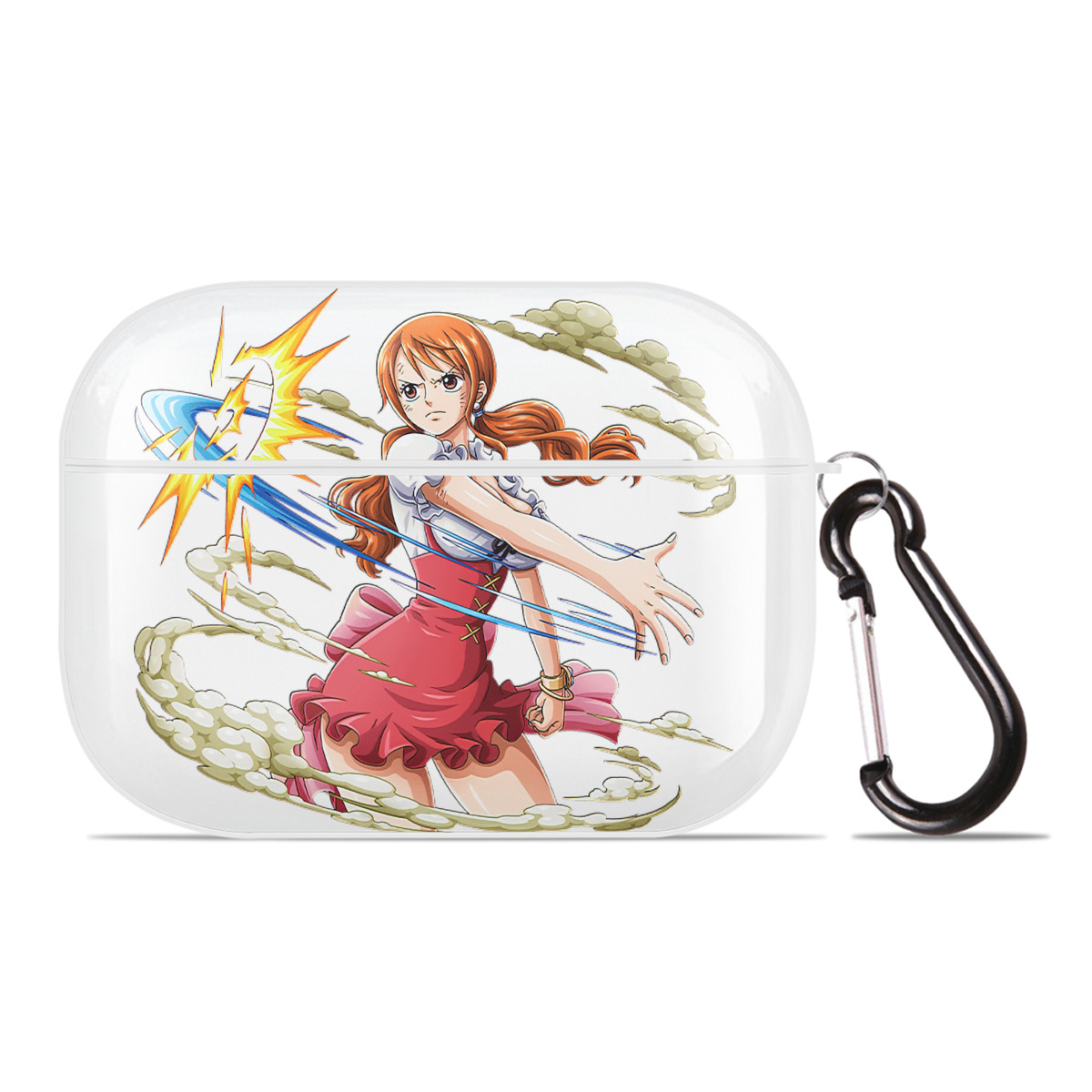 ワンピース ナミ ONE PIECE Nami 【AirPods Pro用】ハードシェル保護ケース 耐衝撃・防指紋・カラビナ付き商品仕様