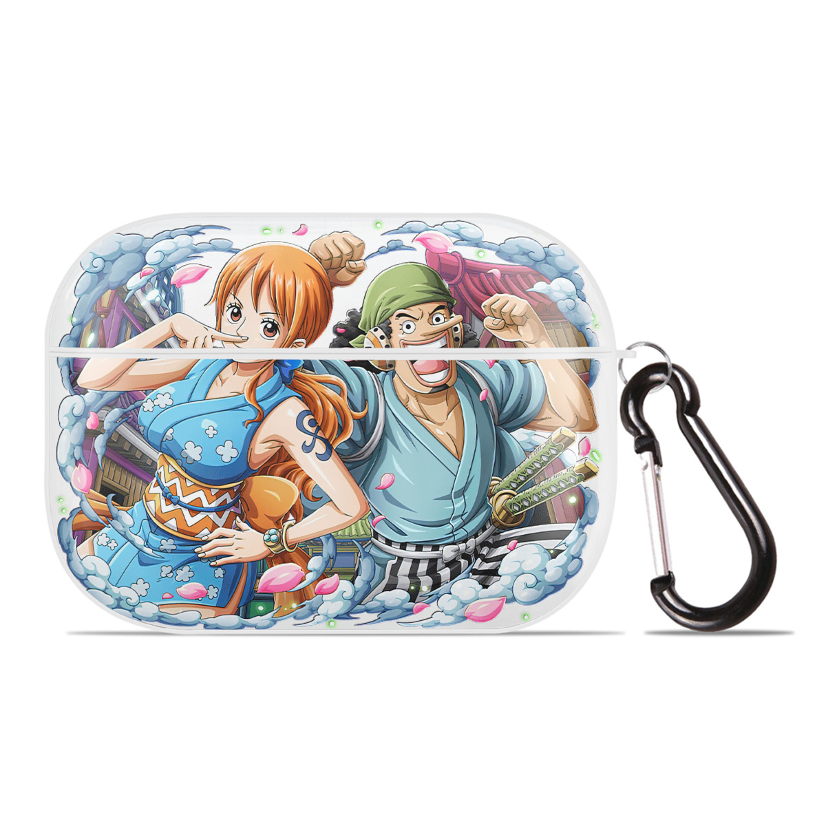 ワンピース ナミ ONE PIECE Nami 【AirPods Pro用】ハードシェル保護ケース 耐衝撃・防指紋・カラビナ付き商品仕様