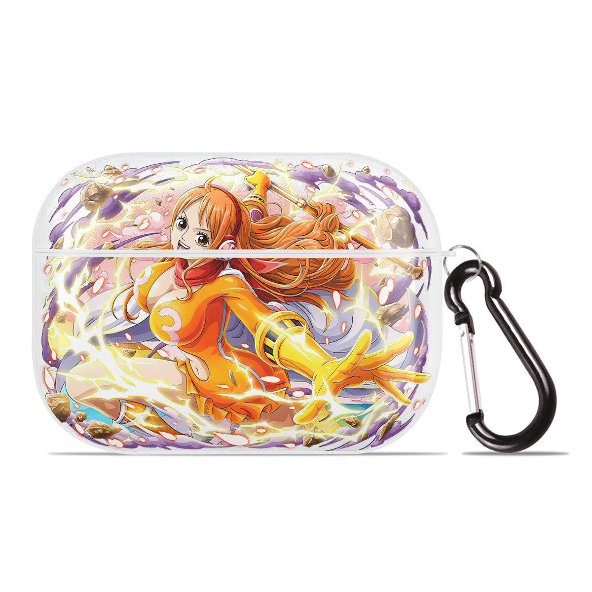ワンピース ナミ ONE PIECE Nami 【AirPods Pro用】ハードシェル保護ケース 耐衝撃・防指紋・カラビナ付き商品仕様