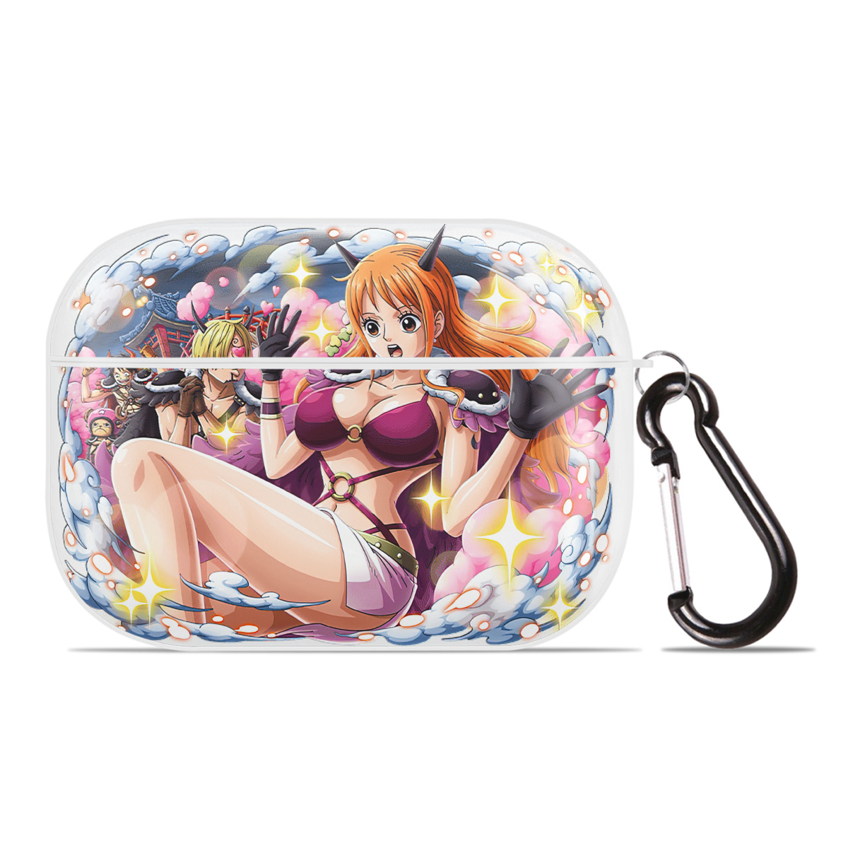 ワンピース ナミ ONE PIECE Nami 【AirPods Pro用】ハードシェル保護ケース 耐衝撃・防指紋・カラビナ付き商品仕様