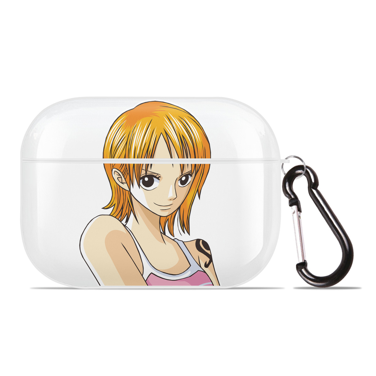 ワンピース ナミ ONE PIECE Nami 【AirPods Pro用】ハードシェル保護ケース 耐衝撃・防指紋・カラビナ付き商品仕様