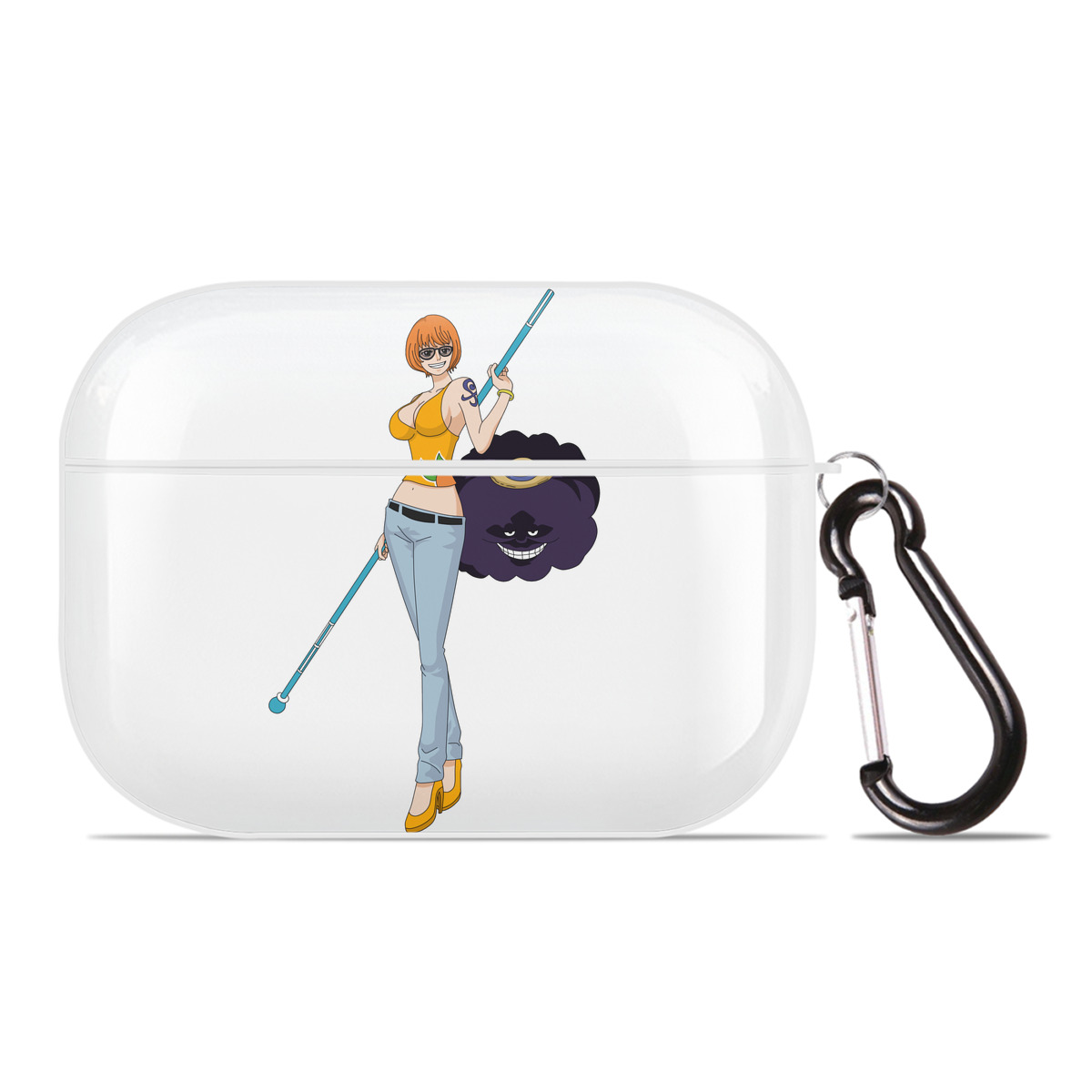 ワンピース ナミ ONE PIECE Nami 【AirPods Pro用】ハードシェル保護ケース 耐衝撃・防指紋・カラビナ付き商品仕様