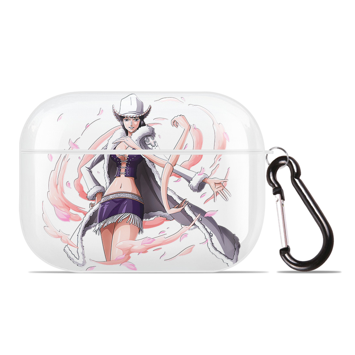 ワンピース ニコ・ロビン ONE PIECE Nico Robin 【AirPods Pro用】ハードシェル保護ケース 耐衝撃・防指紋・カラビナ付き商品仕様
