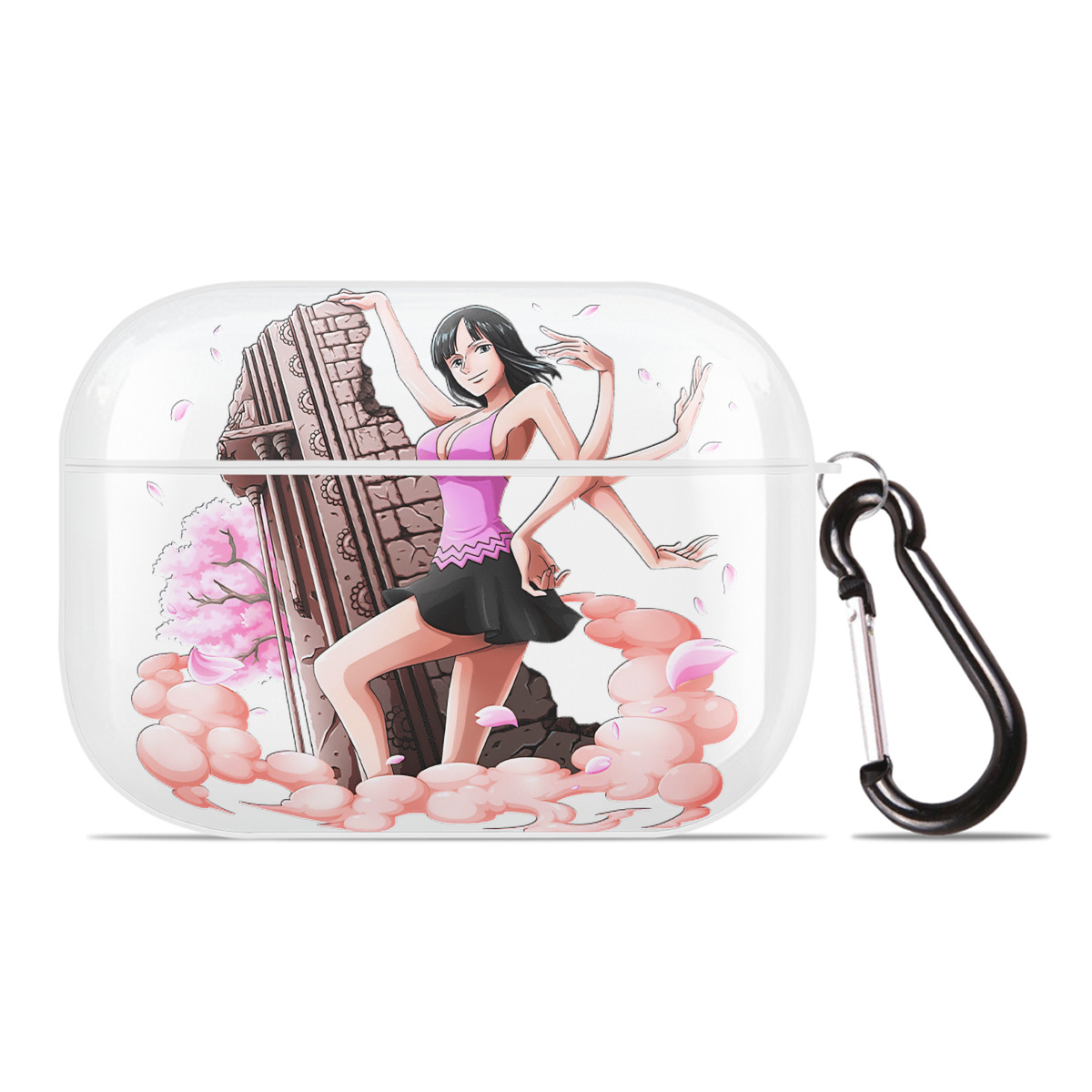 ワンピース ニコ・ロビン ONE PIECE Nico Robin 【AirPods Pro用】ハードシェル保護ケース 耐衝撃・防指紋・カラビナ付き商品仕様