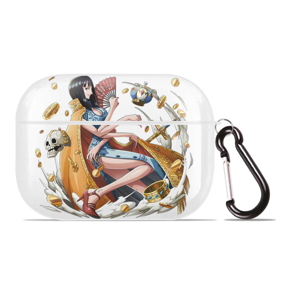 ワンピース ニコ・ロビン ONE PIECE Nico Robin 【AirPods Pro用】ハードシェル保護ケース 耐衝撃・防指紋・カラビナ付き商品仕様