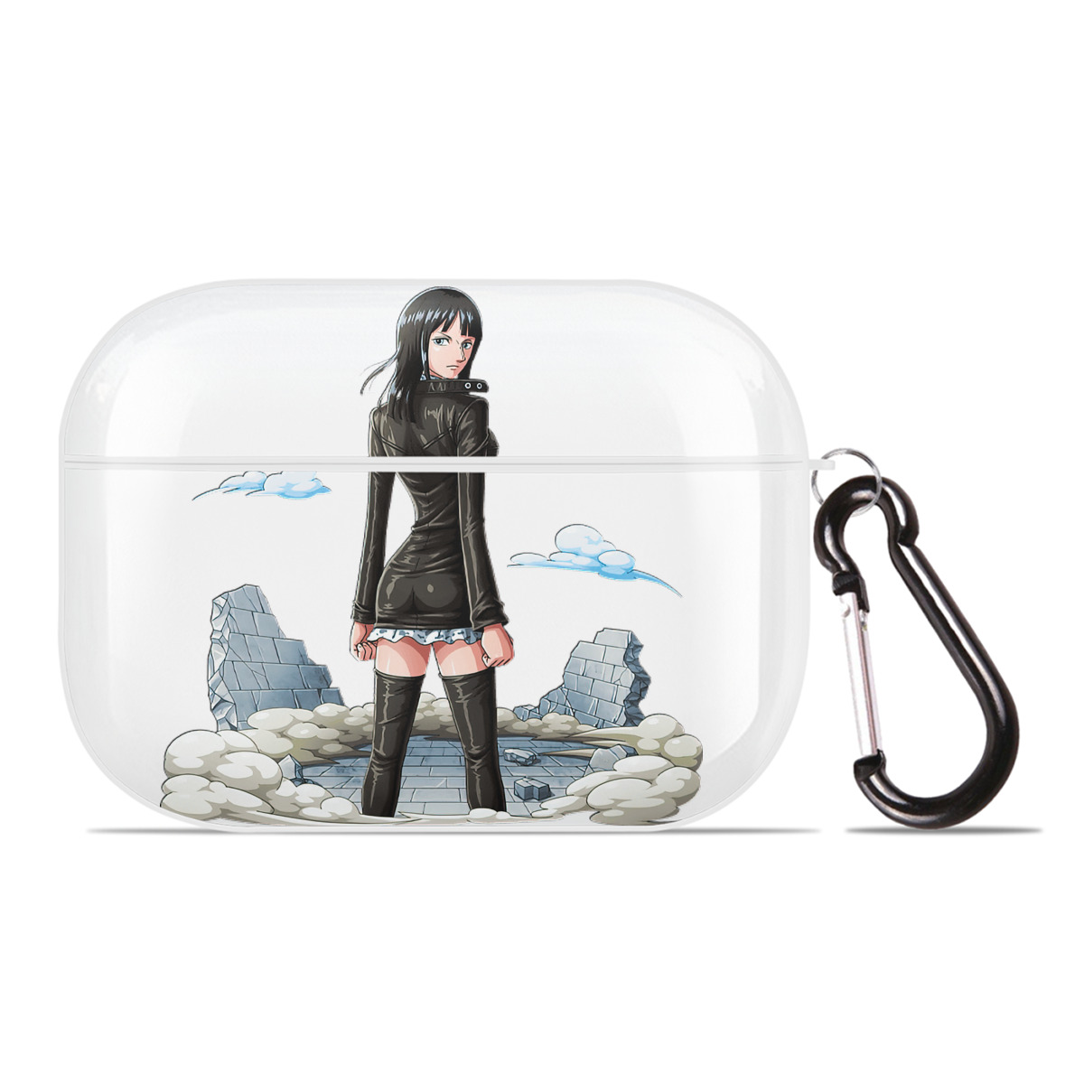 ワンピース ニコ・ロビン ONE PIECE Nico Robin 【AirPods Pro用】ハードシェル保護ケース 耐衝撃・防指紋・カラビナ付き商品仕様