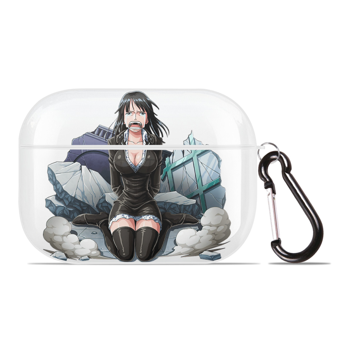 ワンピース ニコ・ロビン ONE PIECE Nico Robin 【AirPods Pro用】ハードシェル保護ケース 耐衝撃・防指紋・カラビナ付き商品仕様