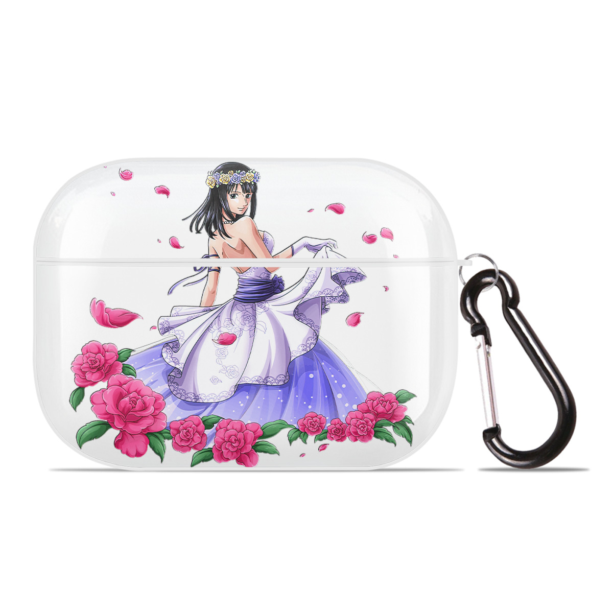 ワンピース ニコ・ロビン ONE PIECE Nico Robin 【AirPods Pro用】ハードシェル保護ケース 耐衝撃・防指紋・カラビナ付き商品仕様