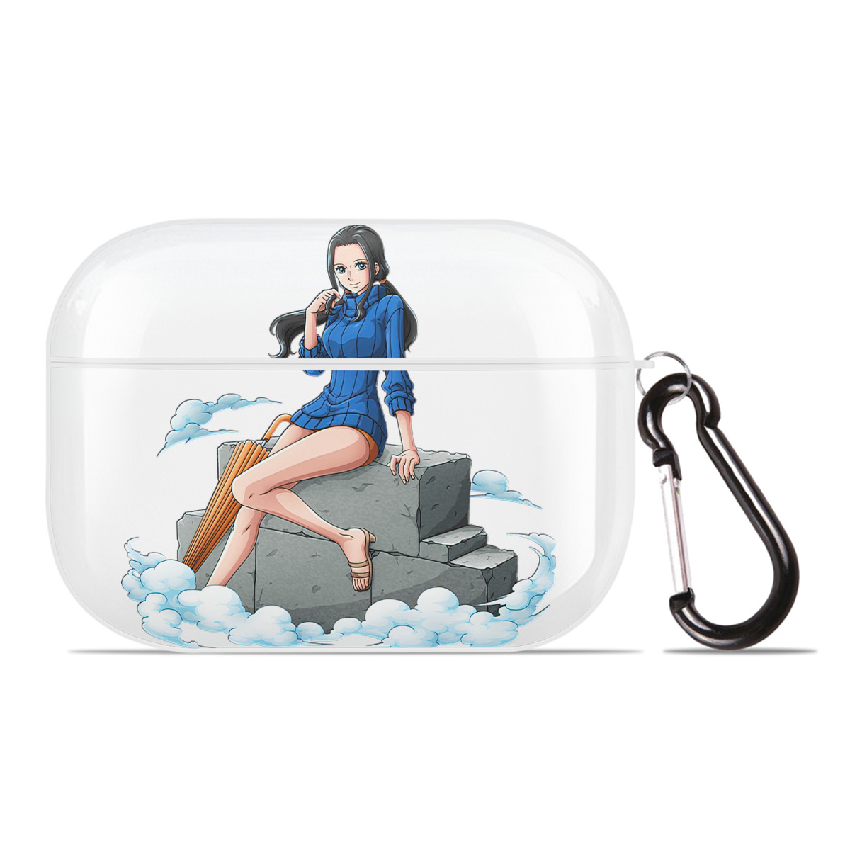 ワンピース ニコ・ロビン ONE PIECE Nico Robin 【AirPods Pro用】ハードシェル保護ケース 耐衝撃・防指紋・カラビナ付き商品仕様