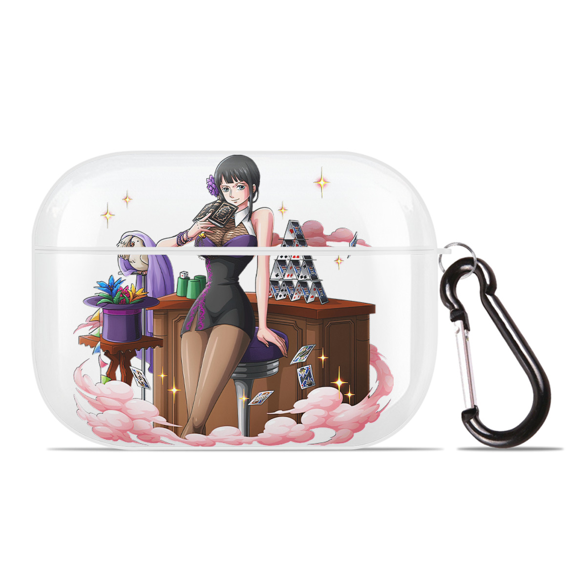 ワンピース ニコ・ロビン ONE PIECE Nico Robin 【AirPods Pro用】ハードシェル保護ケース 耐衝撃・防指紋・カラビナ付き商品仕様